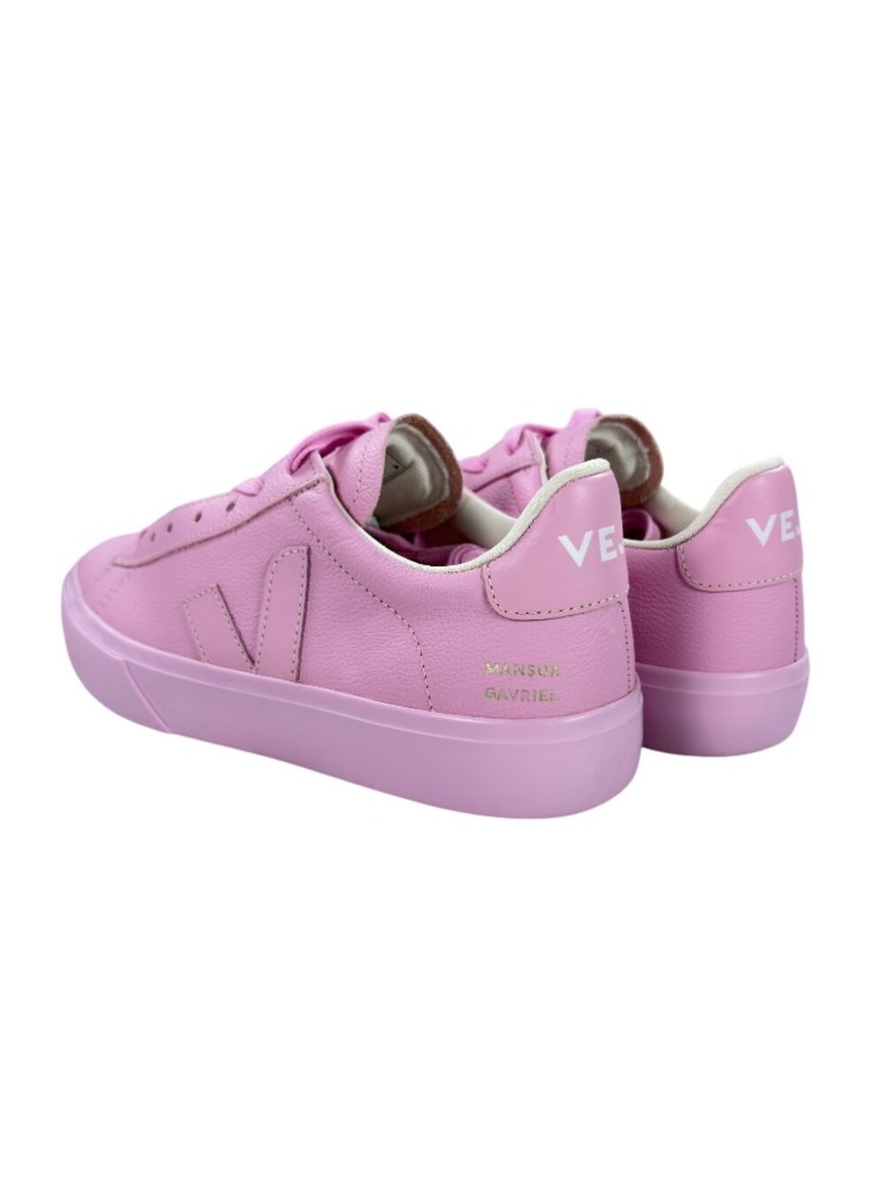Veja X Mansur Gavriel Campo Sneakers Womens US 7 / EU 38 Pink  NEW - Picture 6 of 8